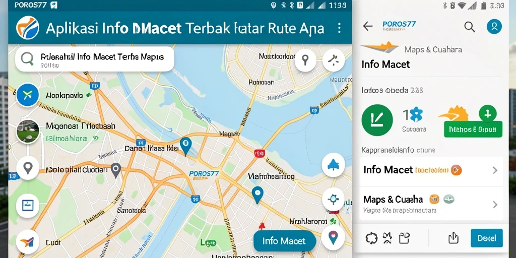 Tampilan antarmuka POROS77 yang informatif dan user-friendly.
