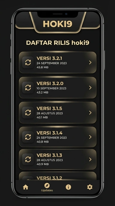 Riwayat Versi Aplikasi hoki9 untuk Pengguna Android